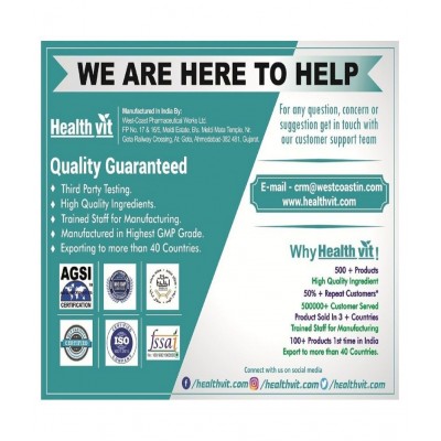 HealthVit Fitness L-Arginine Powder Orange 200 gm