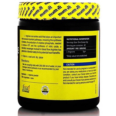 HealthVit Fitness L-Arginine Powder Orange 200 gm