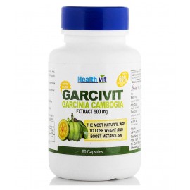 HealthVit GARCIVIT Garcinia Cambogia 65% HCA 500mg 60