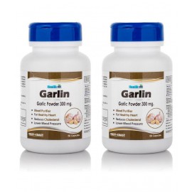 HealthVit GARLIN Garlic Powder 300mg Capsule 60 no.s