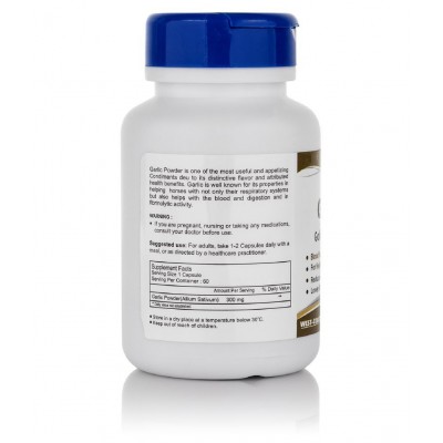 HealthVit Garlin Garlic Powder 300mg Capsule 60 no.s Pack Of 1