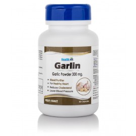 HealthVit Garlin Garlic Powder 300mg Capsule 60 no.s Pack Of 1