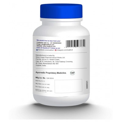 HealthVit Punarnava Powder 350mg - 60 Capsules Capsule 60 no.s