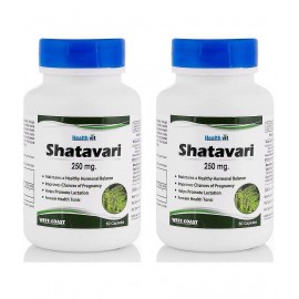 HealthVit Shatavari Powder 60 Capsules - PAck of 2