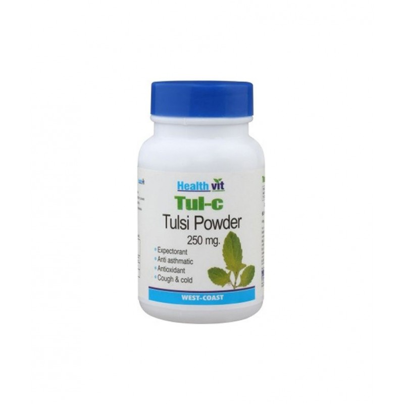 HealthVit TUL-C Tulsi powder 250 mg 60 Capsules HealthVit TUL-C Tulsi powder 250 mg 60 Capsules