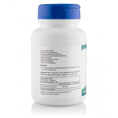 HealthVit Tul - C Tulsi powder 250 mg Capsule 60 mg