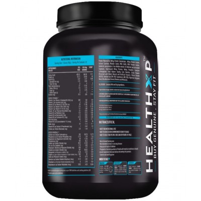 HealthXP - Fusion - 9 Whey Protein Blend Whey Protein Powder ( 1 kg , Chocolate Milkshake - Flavour )