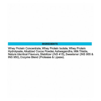 HealthXP - Shield Whey Whey Protein Powder ( 1 kg , Cookies and Cream - Flavour )