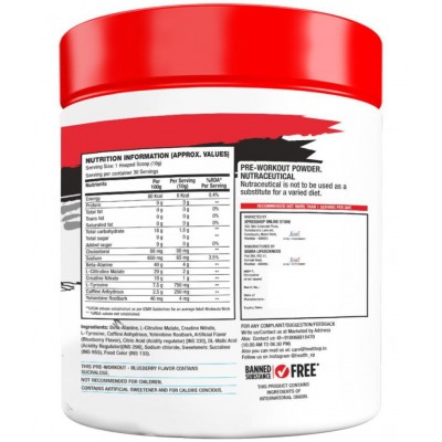 HealthXP  Maniac Pre Workout, 30 Servings  300 gm