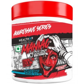 HealthXP  Maniac Pre Workout, 30 Servings  300 gm