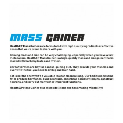 HealthXP  Mass Gainer Protein  3 kg Mass Gainer Powder