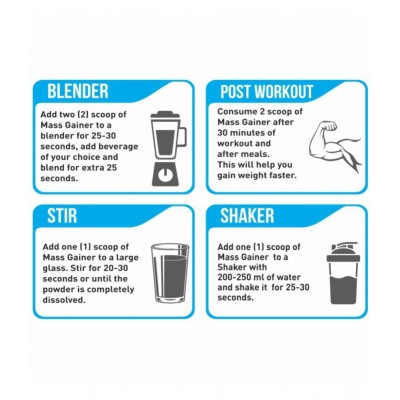 HealthXP  Mass Gainer Protein  3 kg Mass Gainer Powder