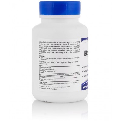 Healthvit Boswellia Powder 250 Mg 60 Capsules