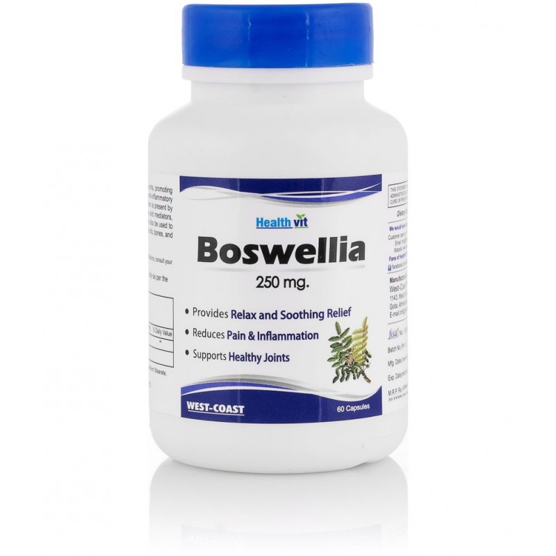 Healthvit Boswellia Powder 250 Mg 60 Capsules