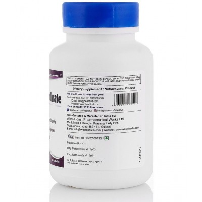 Healthvit Chromium Picolinate 200 mg 60 Capsules -Pack of 2