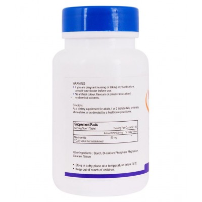 Healthvit Niacinamide (Vitamin B3) 50 Mg 60 Tablets