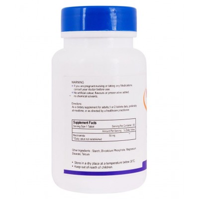 Healthvit Niacinamide (Vitamin B3) 50 Mg 60 Tablets