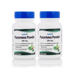 Healthvit Punarnava Powder 250mg 60 Capsules - Pack of 2