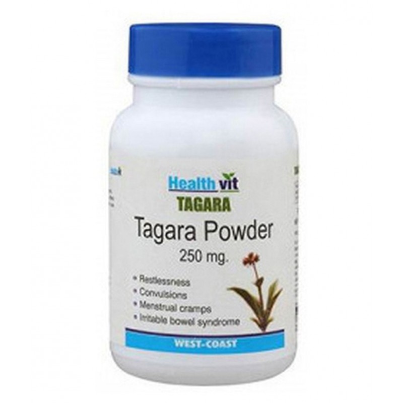 Healthvit Tagara Powder 250Mg 60 Capsules