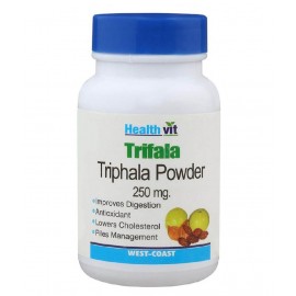 Healthvit Triphala Powder 250 mg 60 Capsules