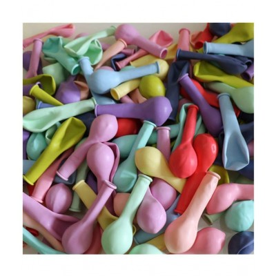 Hemito 12 Inch Premium Rainbow Pastel Latex Balloons for Birthday, Wedding, Engagement , Anniversary(Pack of 50)