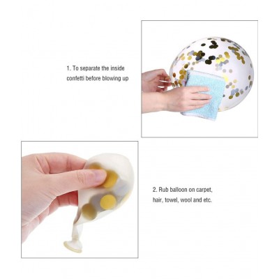 Hemito Birthday Decoration Kit 60 pc – Rose Gold and White Metallic Balloons Combo with Birthday Banner, Arc, Glue Dot for girls Kids Baby Birthday Decoration Items | Birthday Decoration Combo