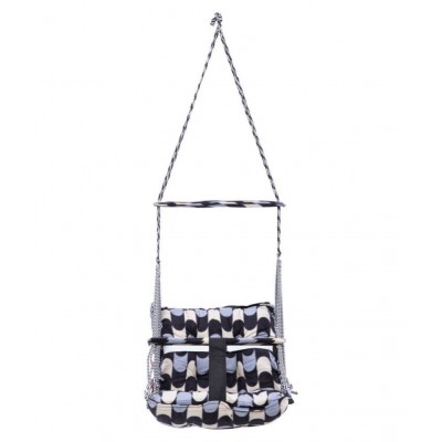 Hemito Multicolor Comfortable Cotton Baby Swing for Kids/Babies up to 15KG with safety belt