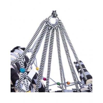 Hemito Multicolor Comfortable Cotton Baby Swing for Kids/Babies up to 15KG with safety belt