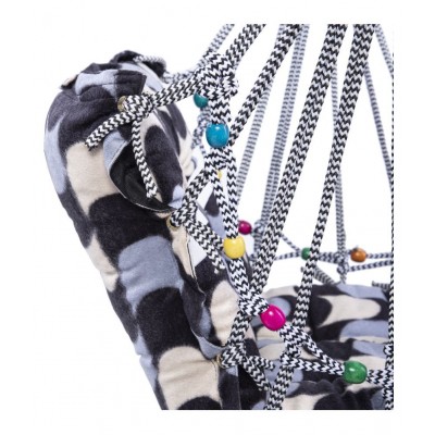 Hemito Multicolor Comfortable Cotton Baby Swing for Kids/Babies up to 15KG with safety belt