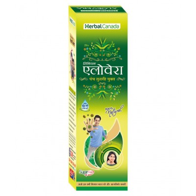 Herbal Canada Aloevera Ras Liquid 1 l Pack of 3