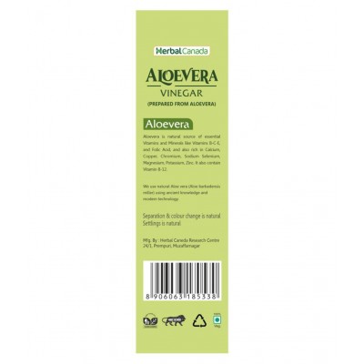 Herbal Canada Aloevera Vinegar Liquid 500 ml Pack Of 1