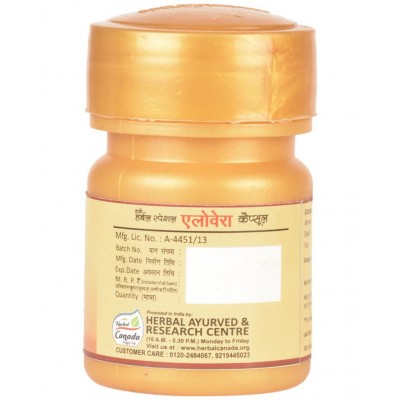 Herbal Canada Alovera Capsule 60 no.s