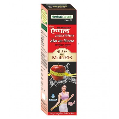 Herbal Canada Apple Cider Vinegar With Mother 500 ml Fruit Single Pack
