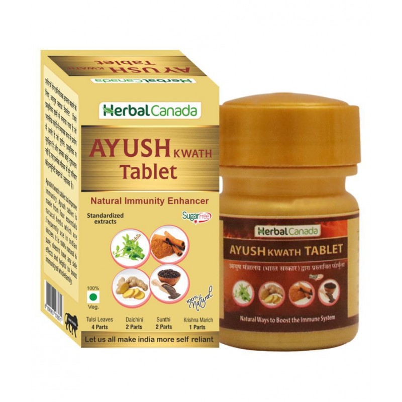 Herbal Canada Ayush Kwath Immunity Enhancer Tablet 100 gm Pack Of 1