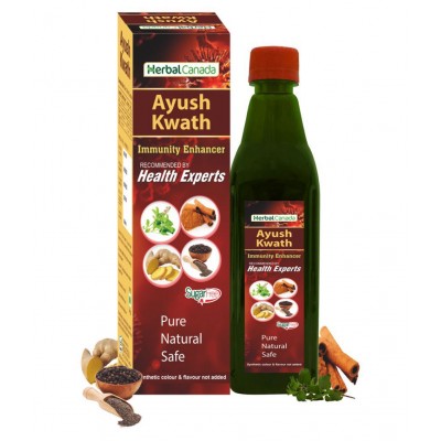 Herbal Canada Ayush Kwath (Kadha) Immunity Boosters Liquid 500 ml Pack Of 5 Herbal Canada Ayush Kwath (Kadha) Immunity Boosters Liquid 500 ml Pack Of 5