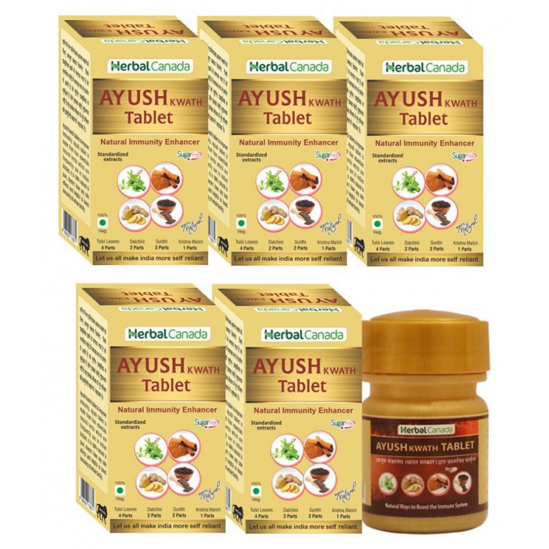 Herbal Canada Ayush Kwath Tab Tablet 5000 no.s Pack Of 5