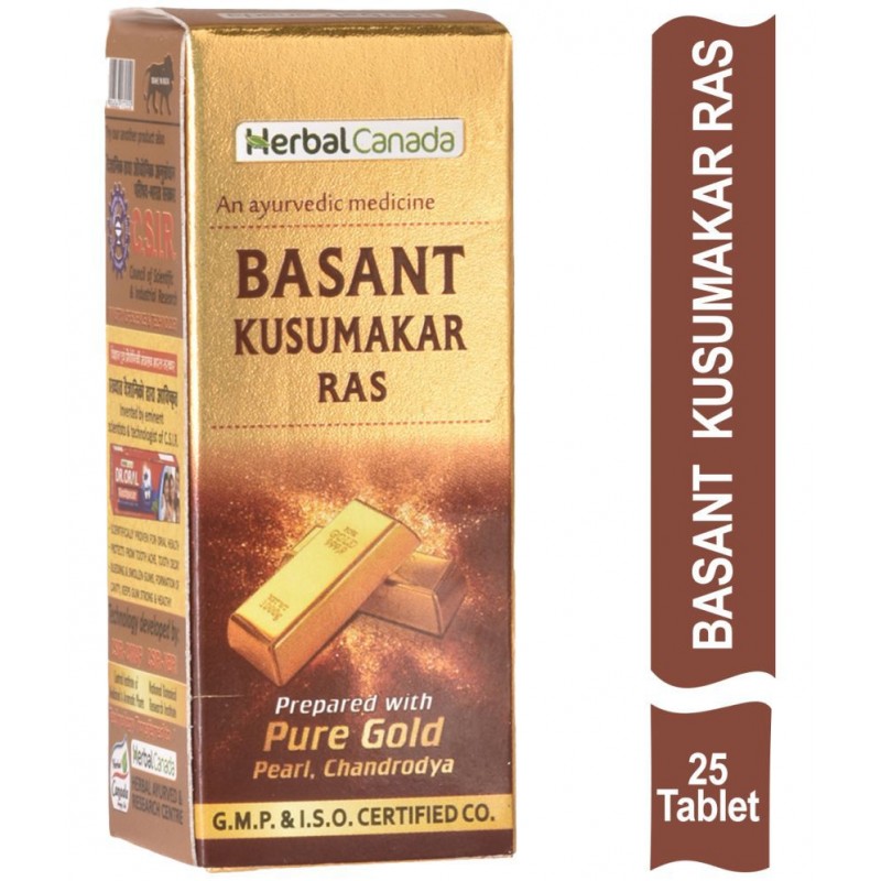 Herbal Canada Basant Kusmakar Ras Tablet 25 no.s