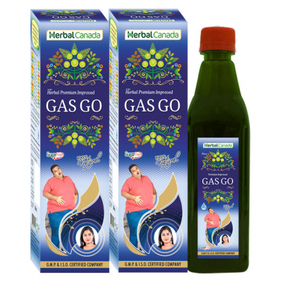Herbal Canada Gas Go Liquid 500 ml Pack Of 2
