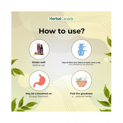 Herbal Canada Giloy Papita Ras Liquid 500 ml Pack Of 2