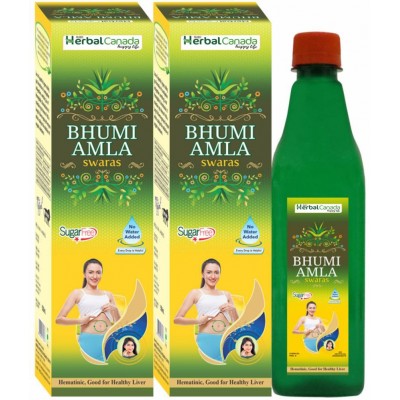 Herbal Canada HERBAL CANADA BHUMI AMLA JUICE 500 ml (PACK OF 2 )