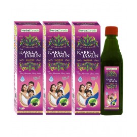 Herbal Canada Karela Jamun Liquid 1 l Pack of 3