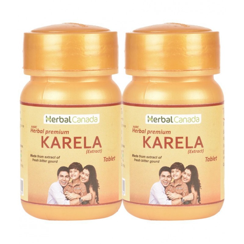 Herbal Canada Karela Tablet 100 no.s Pack Of 2