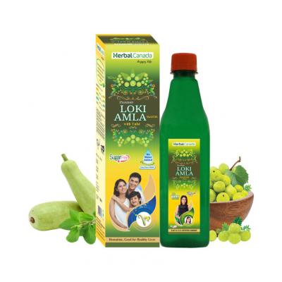 Herbal Canada Lauki Amla Liquid 1 l Pack Of 2