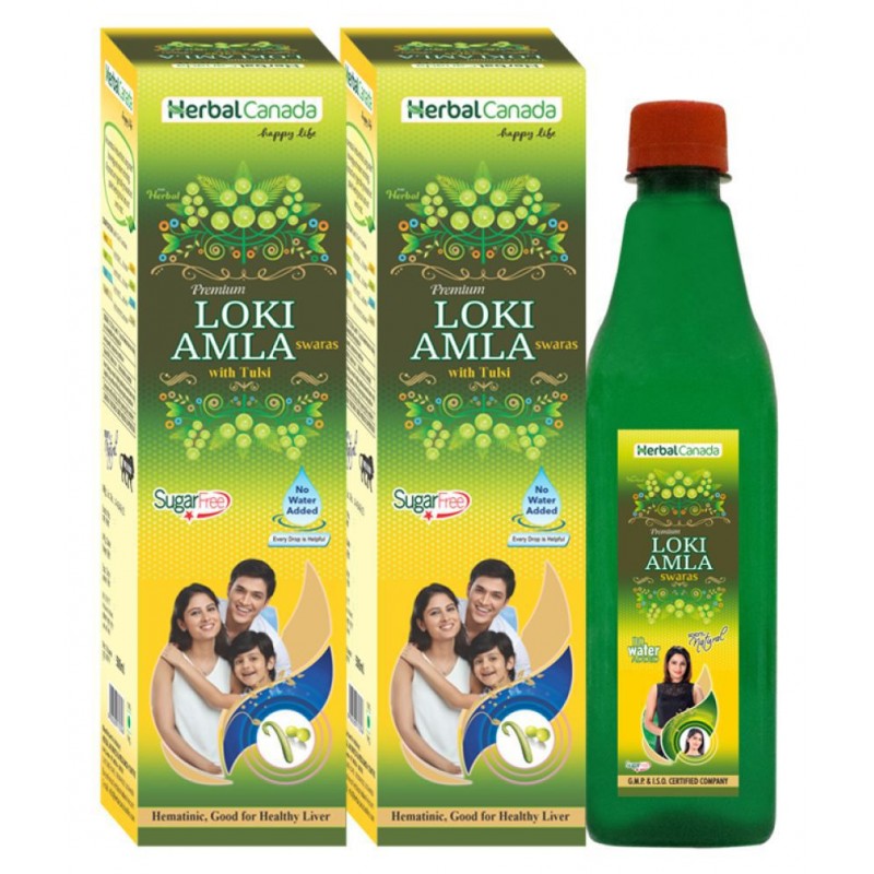 Herbal Canada Lauki Amla Liquid 500 ml Pack Of 2