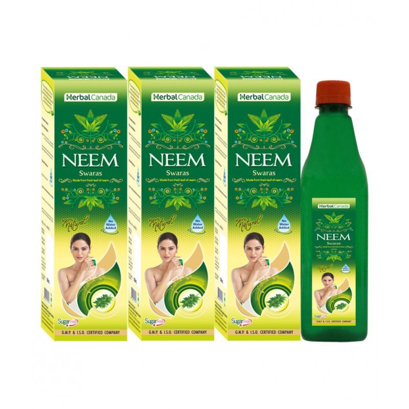 Herbal Canada Neem Ras Liquid 500 ml Pack of 3
