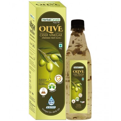 Herbal Canada OLIVE VINEGAR ( JAITOON SIRKA ) 500 ML PACK OF 2