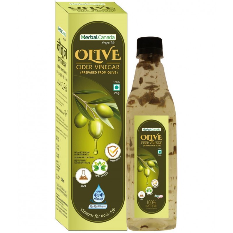 Herbal Canada Olive Vinegar Liquid 500 ml