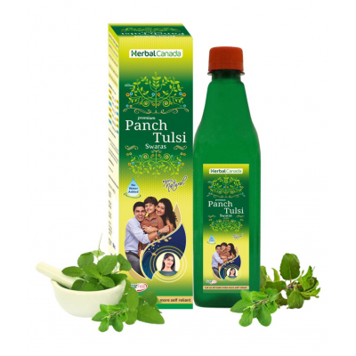 Herbal Canada Panch Tulsi Ras Liquid 1 l Pack of 3