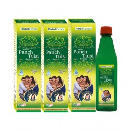 Herbal Canada Panch Tulsi Ras Liquid 1 l Pack of 3