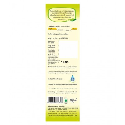 Herbal Canada Papita Swaras Liquid 500 ml Pack Of 2